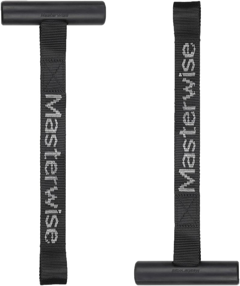 Masterwise Quick Hood Loops, Kayak Tie Down Anchor Straps for Car Hoods and Trunks, Bow Stern Canoe Transport Secure Lashing Straps for Roof Racks, Boat, Canoe, Kayak, 2 PCS - Image 1